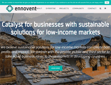 Tablet Screenshot of ennovent.com